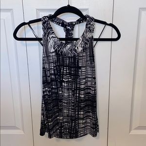 The Limited: Printed Halter Top Blouse, XS